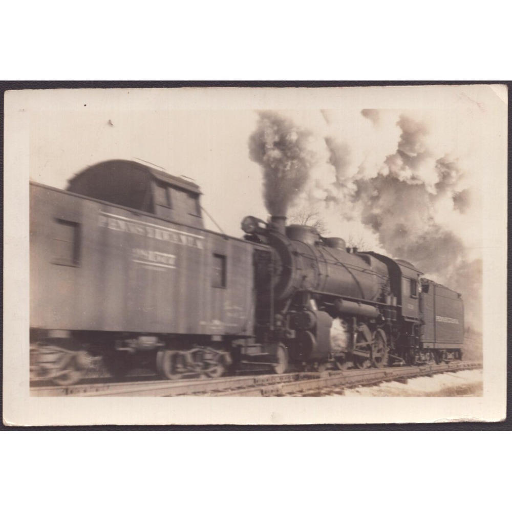 PRR Pennsylvania Railroad #9728 Steam Locomotive Photo Cincinnati OH 1935